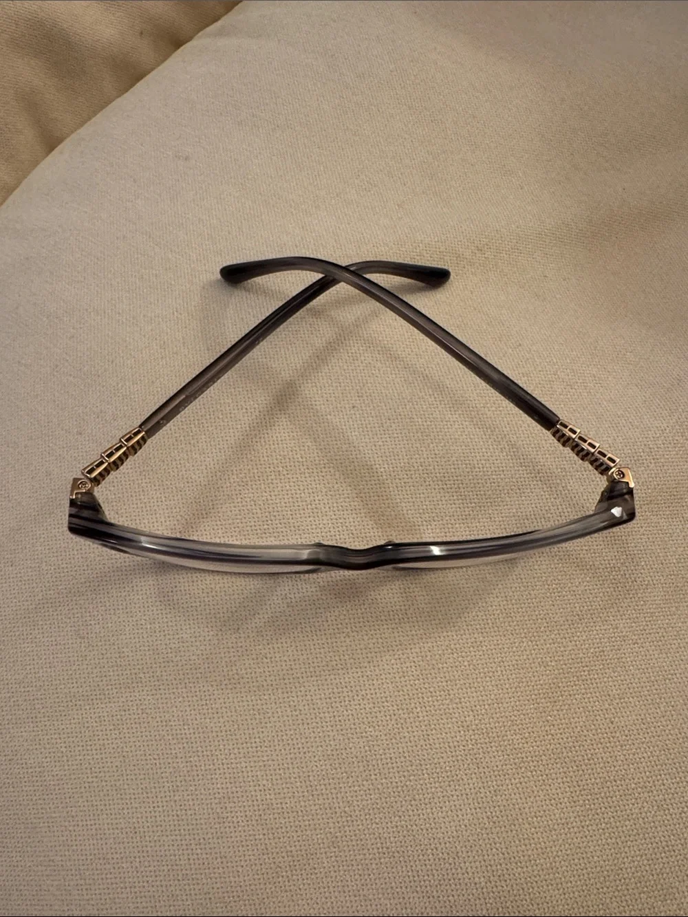 Bulgari Gray Gradient Cat-Eye Optical Glasses